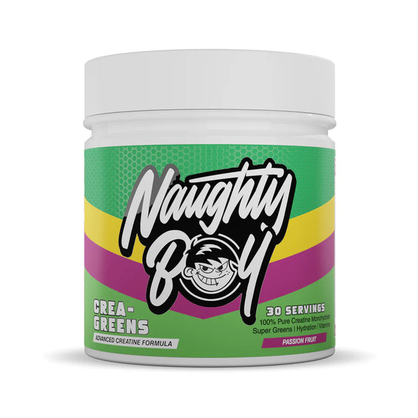 Naughty Boy Crea-Greens 270g Passion Fruit | Top Rated Supplements at MySupplementShop.co.uk