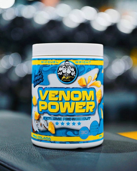 Venom Power Pre Workout 510g Blaue Himbeere