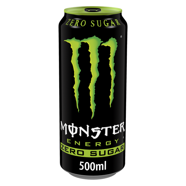 Monster Energy Zero Sugar 12x500ml: Unleash Energy, Zero Regrets at MySupplementShop.co.uk