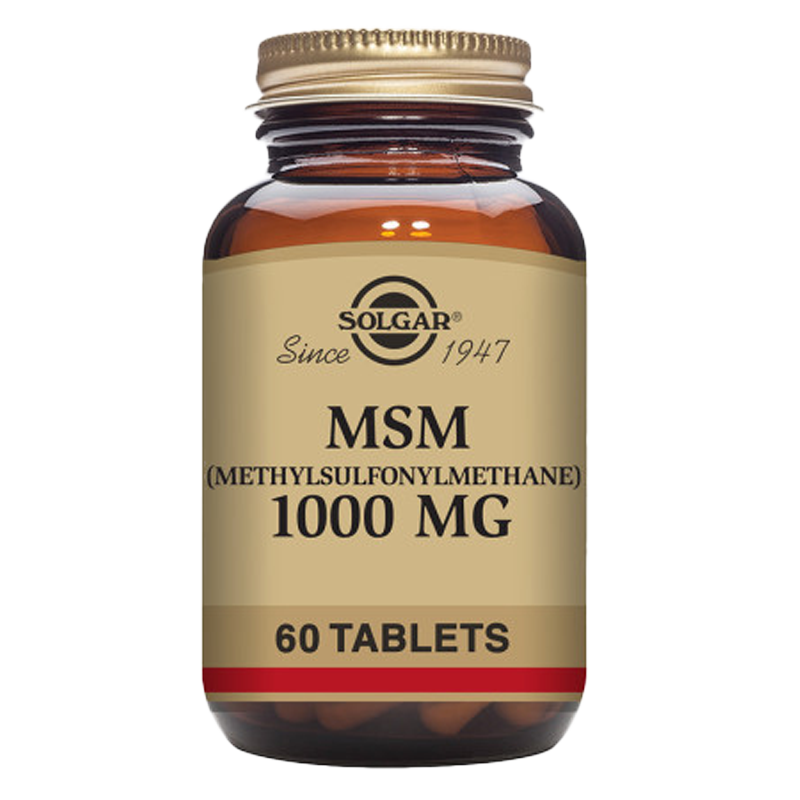 Solgar MSM, 1000 mg – 60 Tabletten