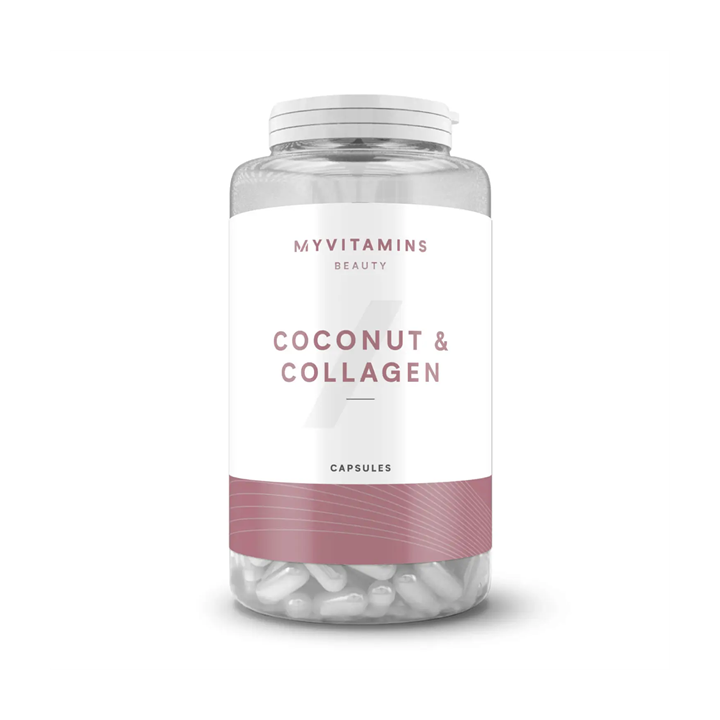 MyVitamins Kokosnuss und Kollagen 60 Kapseln, geschmacksneutral