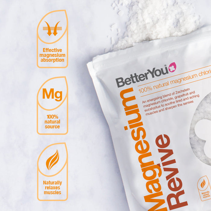 BetterYou Magnesium Flakes Revive 750g - Bath Flakes at MySupplementShop by BetterYou