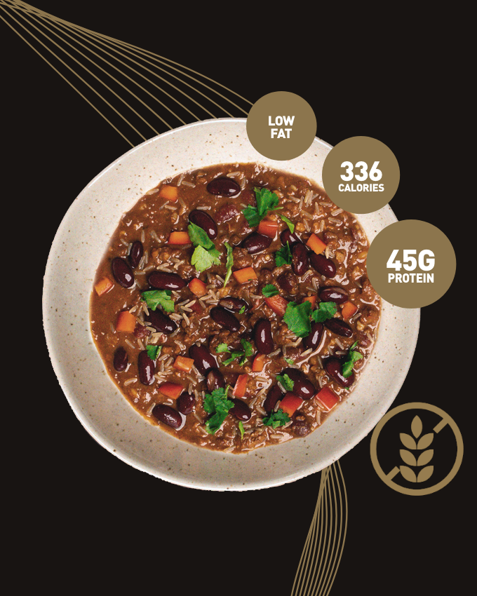 Performance Meals Protein-Mahlzeitbeutel, 350 g, mexikanisches Rindfleisch und brauner Reis