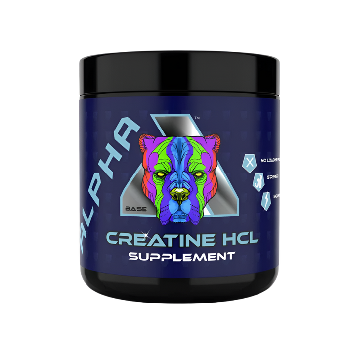 Alpha Neon Creatine HCL Blue Slush Flavour 225g - Advanced Absorption for Strength & Performance