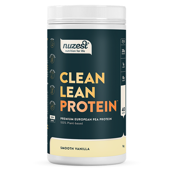 Nuzest - Clean Lean Protein - Smooth Vanilla - Vegan Protein Powder - Complete Amino Acid Profile - Plant-Based Workout & Recovery Fuel - All Natural Food Supplement - 1kg (40 Servings) | High-Quality Vegan Proteins | MySupplementShop.co.uk