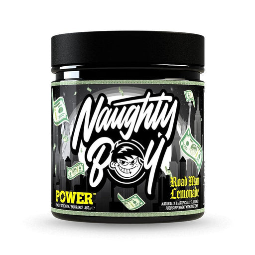 Naughty Boy Power 480g Road Man Lemonade | Top Rated Sports Supplements at MySupplementShop.co.uk