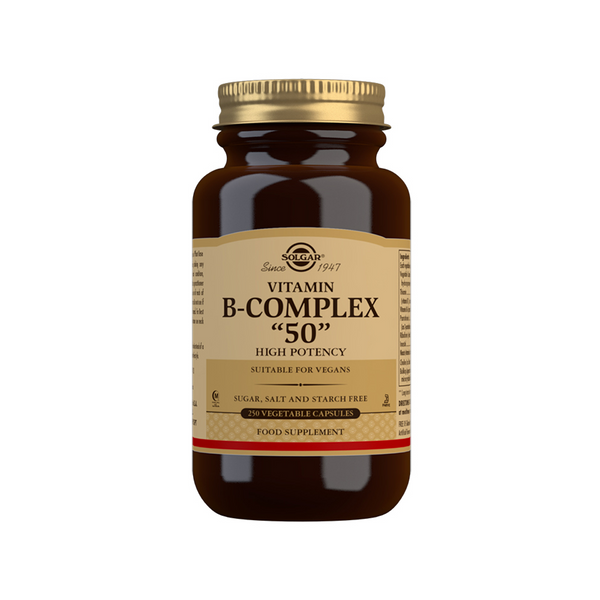 Solgar Vitamin B-Complex High Potency Vegetable Capsules 250 Tabs at MySupplementShop.co.uk
