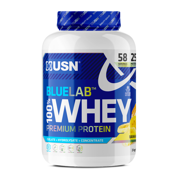 USN Blue Lab Whey 100 % 2 kg gesalzenes Karamell