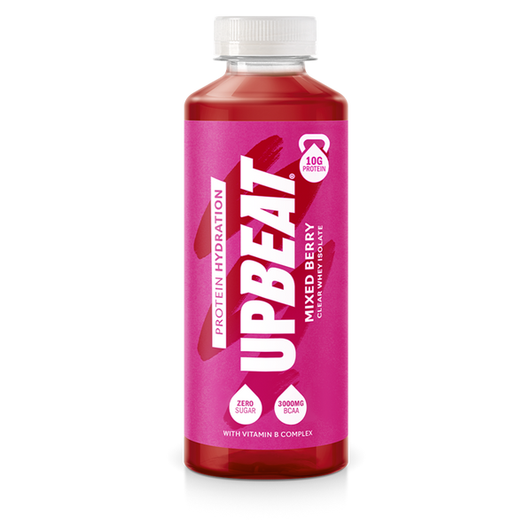 Upbeat Protein Hydration 12x500ml Mixed Berry | Premium Protein at MySupplementShop.co.uk