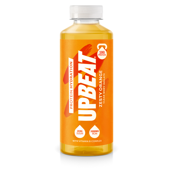 Upbeat Protein Hydration 12x500ml Zesty Orange | Premium Protein at MySupplementShop.co.uk