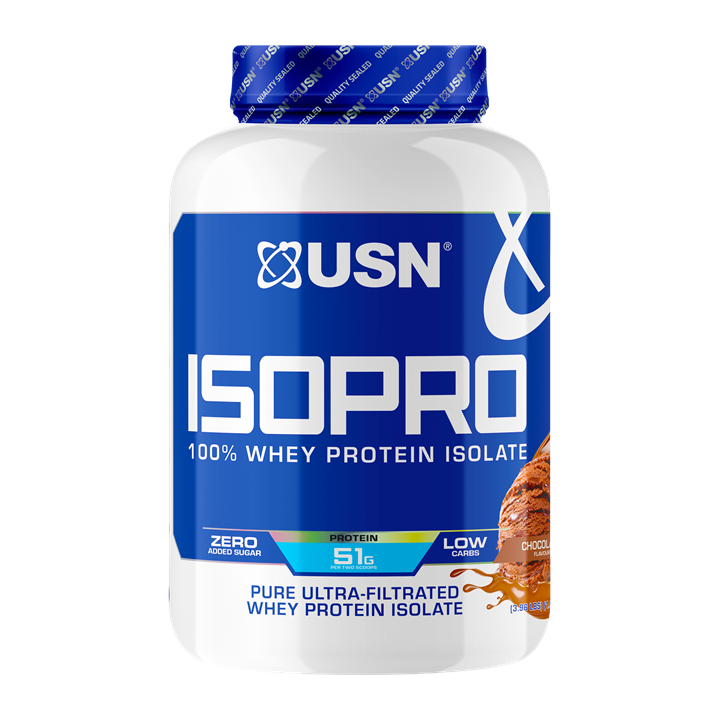 USN Isopro Whey Protein Isolate 1.8kg Chocolate | Premium Sport and Fitness at MySupplementShop.co.uk