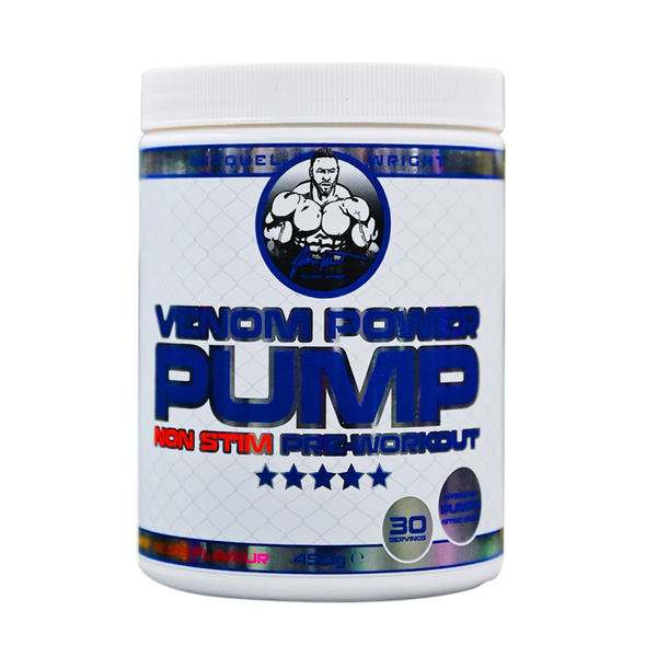 Venom Power Pre Workout / Non Stim/ Pump 450g Gummy Bear | Premium Sports & Nutrition at MySupplementShop.co.uk