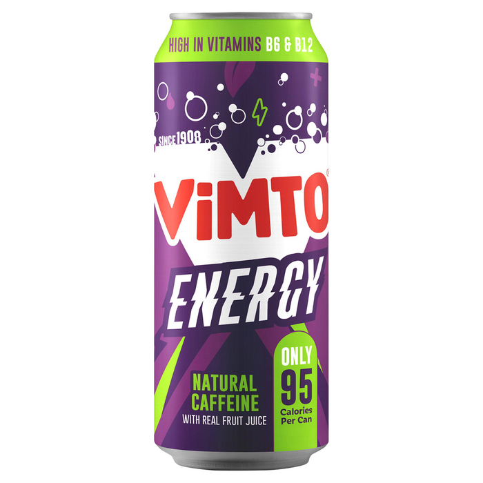 Vimto Energy 12x500ml - Default Title - Energy Drinks at MySupplementShop by Vimto