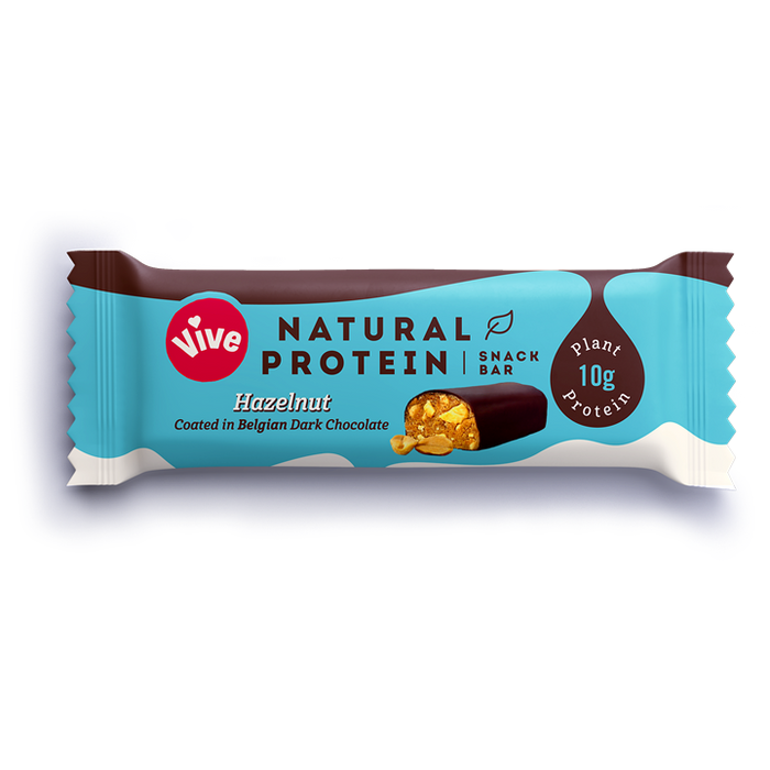 Vive Natural Protein Snack Bar 12x49g Erdnussbutter