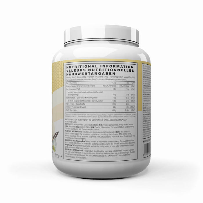 NaughtyBoy® Advanced Whey - High-Protein, Low-Fat Formula - 2010g (67 Servings)