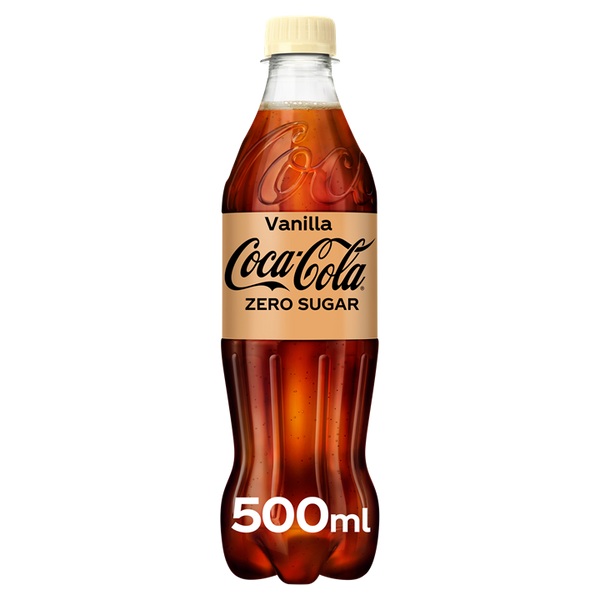 Coca-Cola Zero 12x500ml Vanilla | Premium Cola at MySupplementShop.co.uk