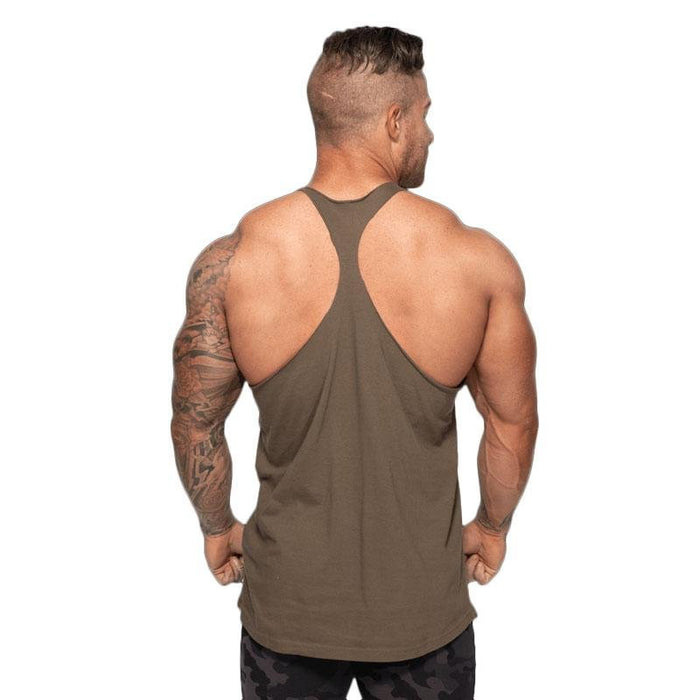 Better Bodies Team BB Stringer V2 Washed Green