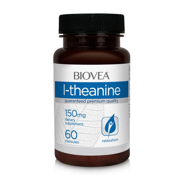 Biovea L-Theanine 150mg 60 Vegetarian Capsules Best Value Brain & Memory at MYSUPPLEMENTSHOP.co.uk