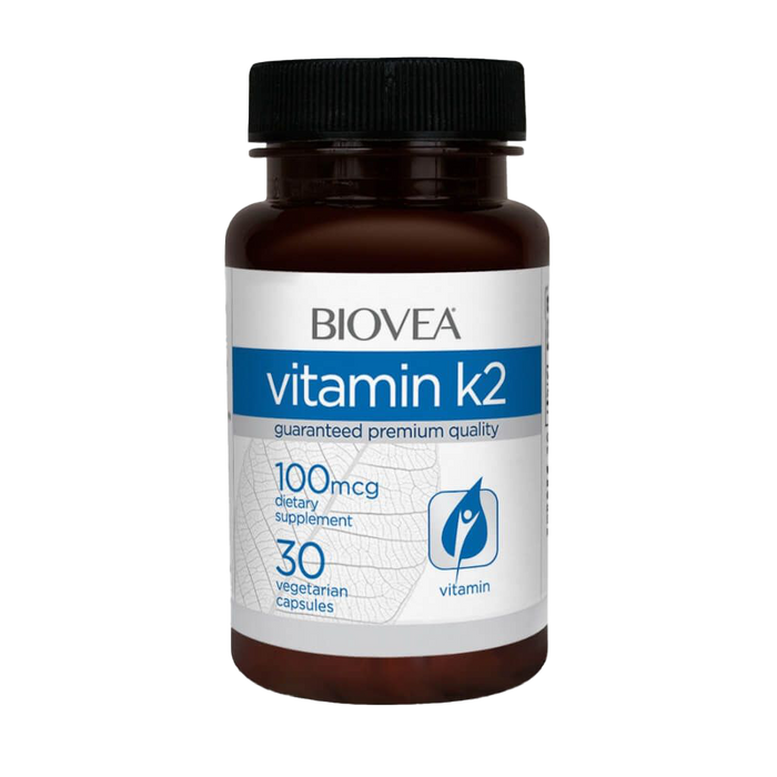 Biovea Vitamin K2 100mcg 30 Vegetarian Capsules