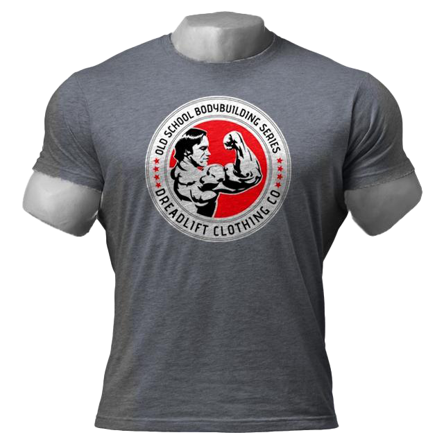 T-shirt de musculation Dreadlift Oldschool - Graphite