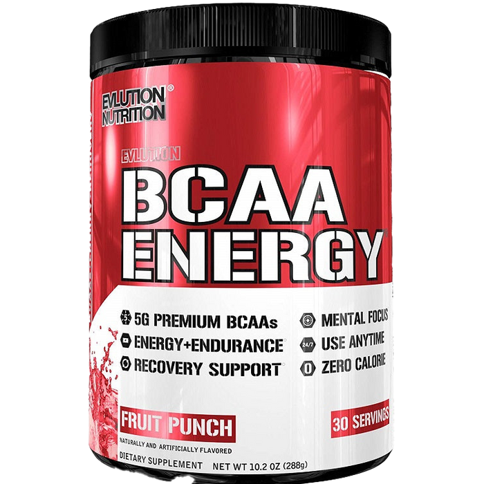 EVLution Nutrition BCAA Energy, Blue Raz - 270 grams