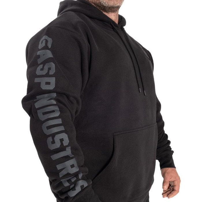 GASP Logo Hoodie Black