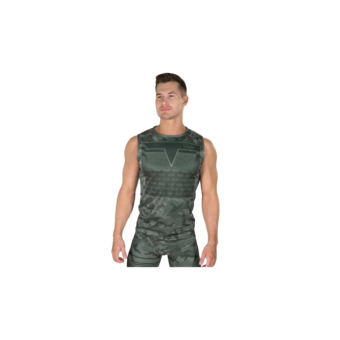 Gavelo Sniper Green Sleeveless Tee