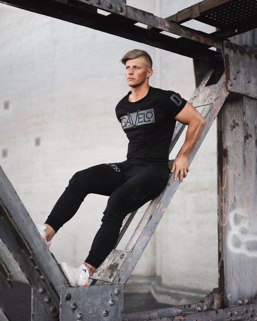 Gavelo Sports Tee - Space Black