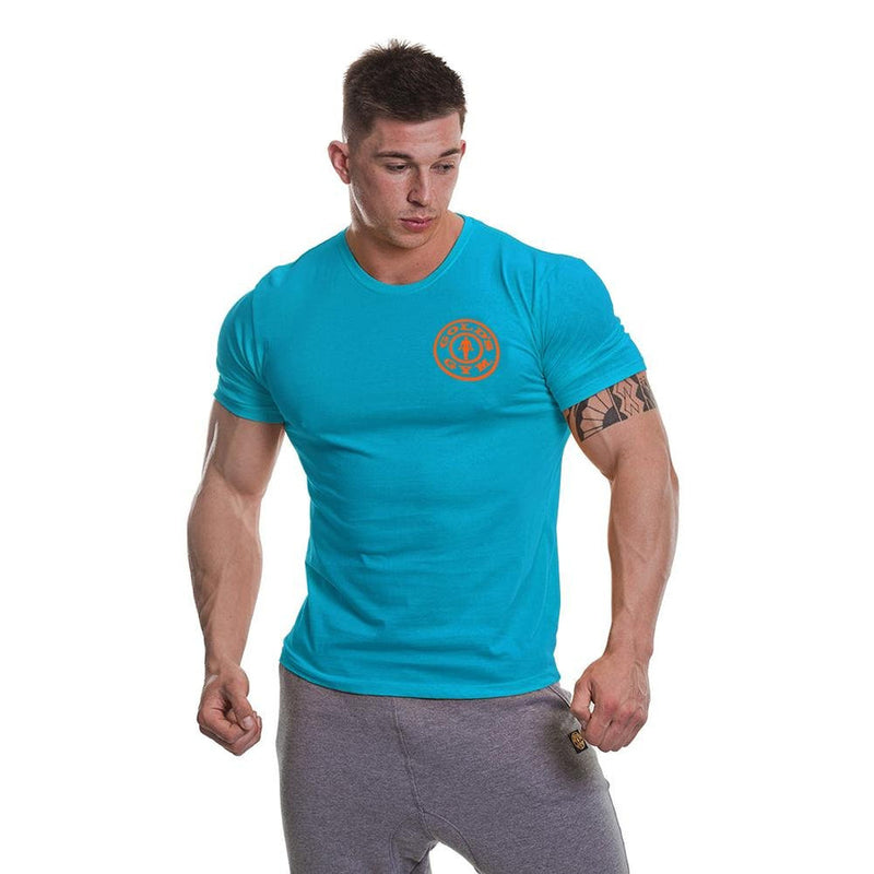 Golds Gym Basic T-Shirt - Turquoise/Orange