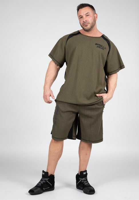 Gorilla Wear Augustine Old School Shorts - Army Green