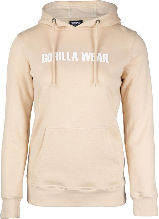 Gorilla Wear Charlotte Hoodie - Beige - Medium - Hoodie at MySupplementShop by Gorilla Wear