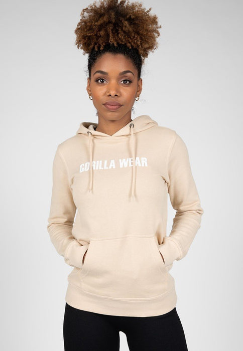 Gorilla Wear Charlotte Hoodie - Beige - XS - Hoodie at MySupplementShop by Gorilla Wear