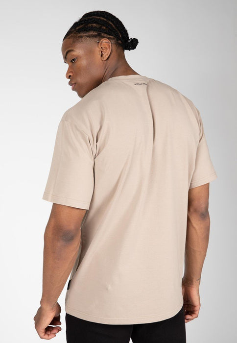 Gorilla Wear Dover Oversized T-Shirt - Beige