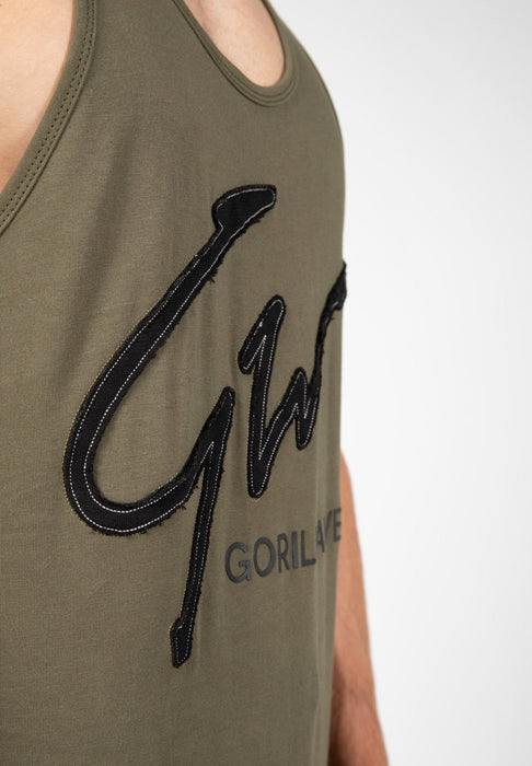 MySupplementShop "Tank Top" Gorilla Wear Evansville Tank Top - Army Green by Gorilla Wear