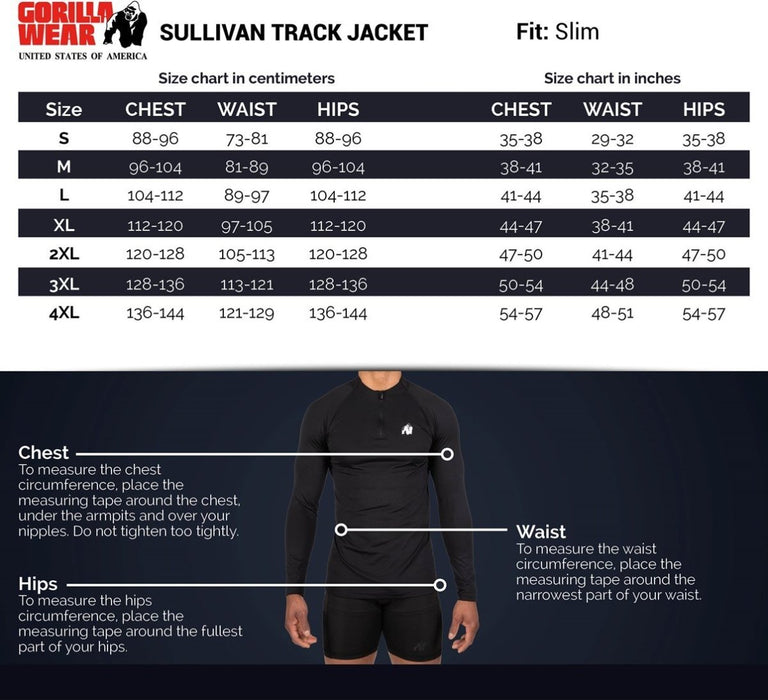Gorilla Wear Sullivan Track Jacket Grey