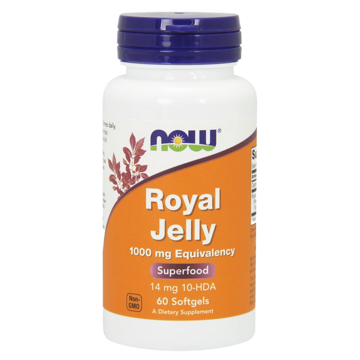 NOW Foods Royal Jelly, 1000mg Equivalency - 60 softgels