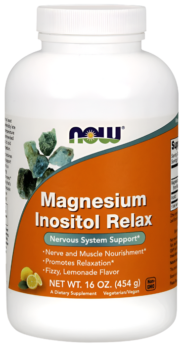 NOW Foods Magnesium-Inositol-Relax-Pulver – 454 g