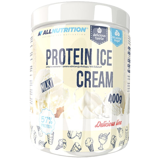 Allnutrition Protein-Eiscreme, milchig – 400 Gramm