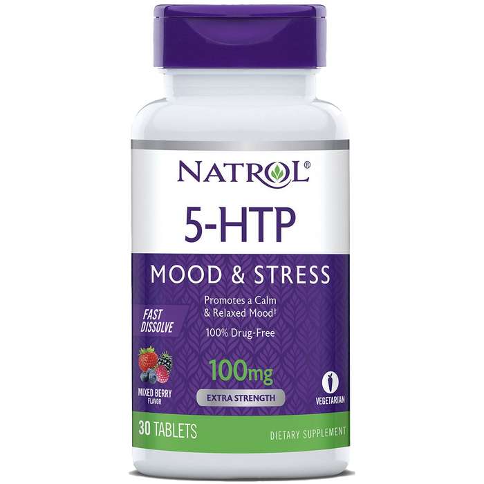 Natrol 5-HTP Fast Dissolve 100 mg – 30 Tabletten