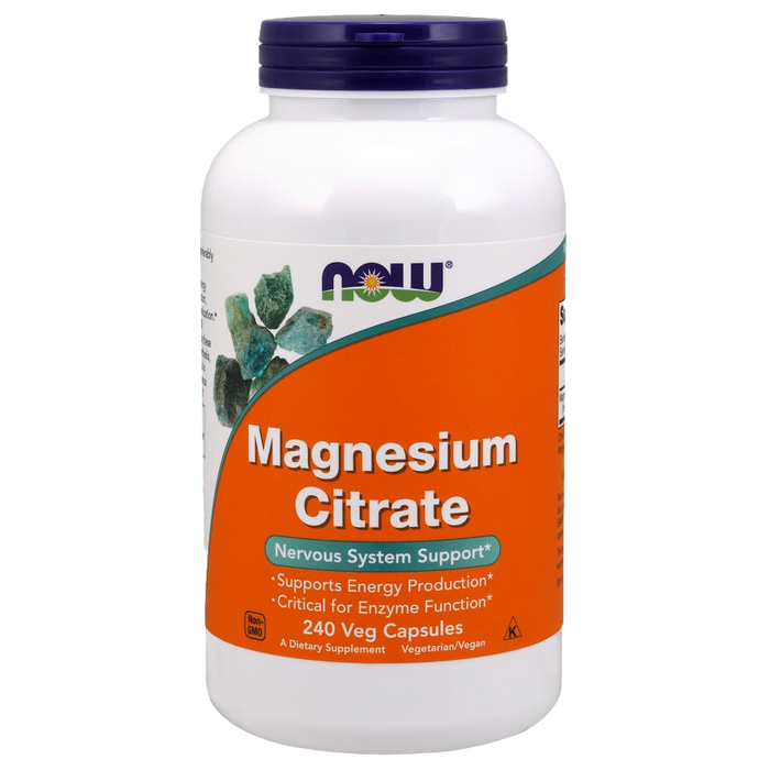 NOW Foods Magnesium Citrate, 400mg - 240 vcaps