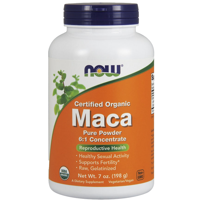 NOW Foods Maca 6:1 Konzentrat, reines Pulver – 198 g