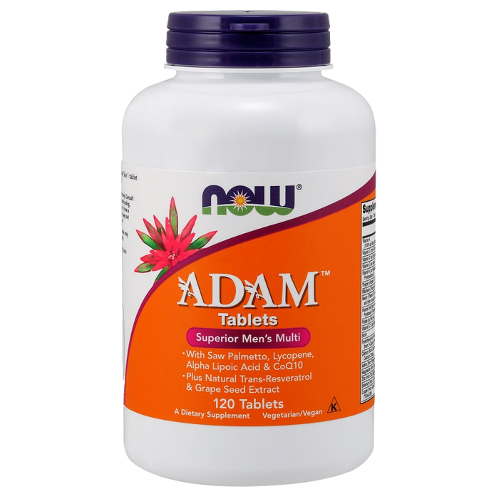 NOW Foods ADAM Multivitamin für Männer – 120 Tabletten