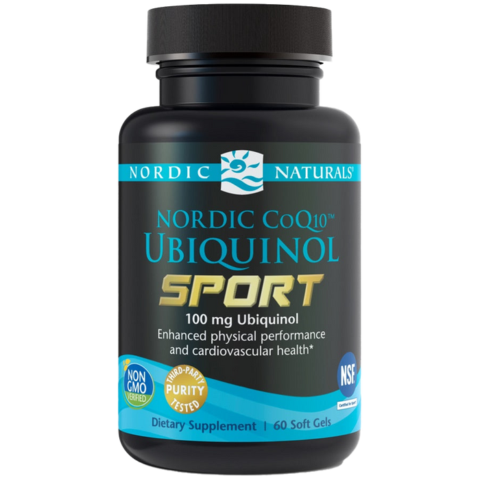 Nordic Naturals Nordic CoQ10 Ubiquinol Sport 100mg  60 softgels