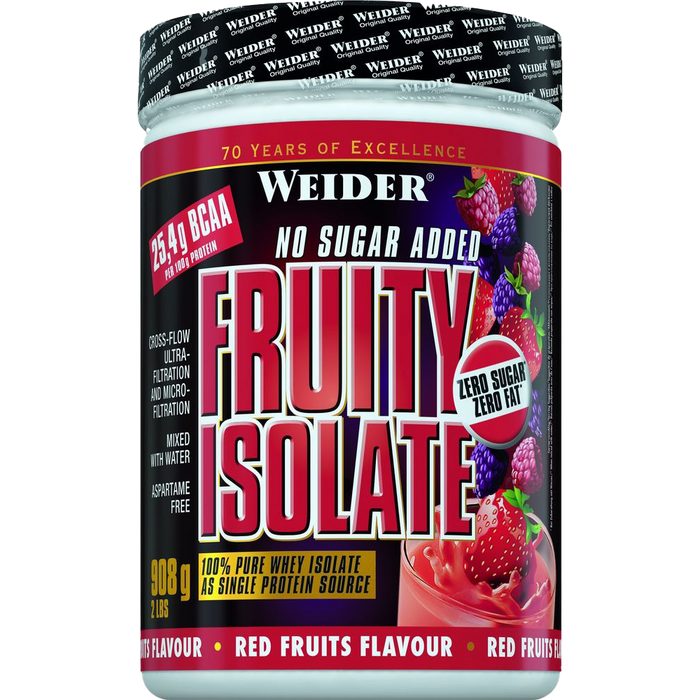 Weider Fruity Isolate, Red Fruits - 908 grams