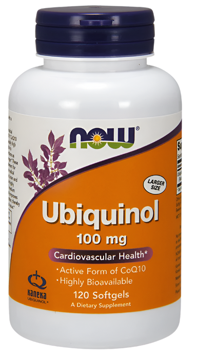 NOW Foods Ubiquinol, 100mg - 120 softgels