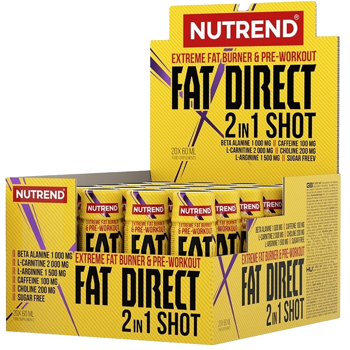 Nutrend Fat Direct 2in1 Shot – 20 x 60 ml.