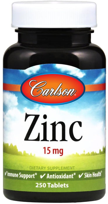 Zinc, 15mg - 250 tablets | Premium Mineral Supplement at MYSUPPLEMENTSHOP