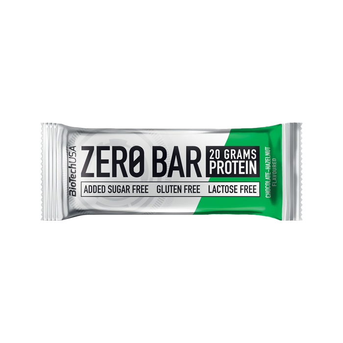 BioTechUSA Zero Bar, Chocolate-Hazelnut - 20 x 50g