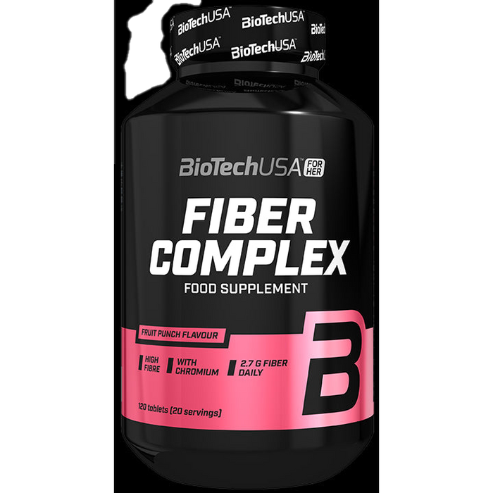 BioTechUSA Fiber Complex, Fruit Punch – 120 Tabletten