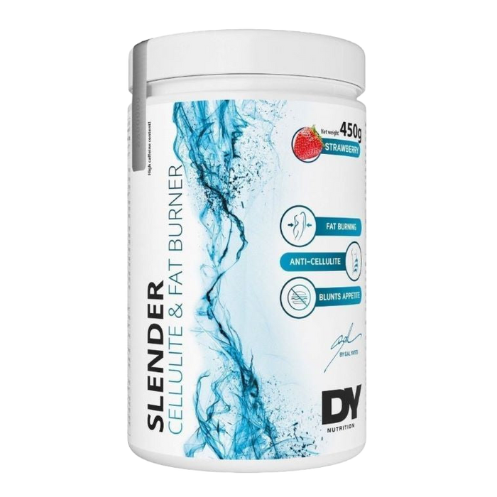 Dorian Yates Slender Cellulite &amp; Fatburner, Erdbeere – 450 Gramm